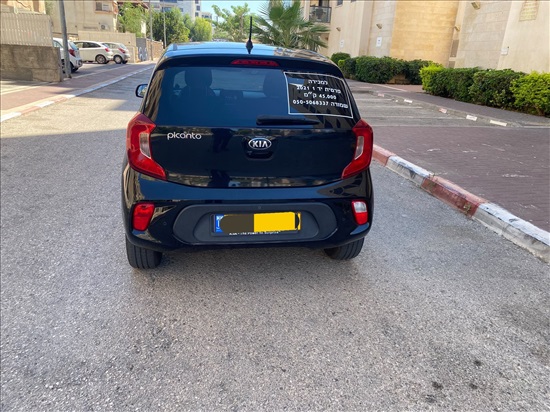 תמונה 1 ,קיה פיקנטו יד 1 2021 46000 ק"מ