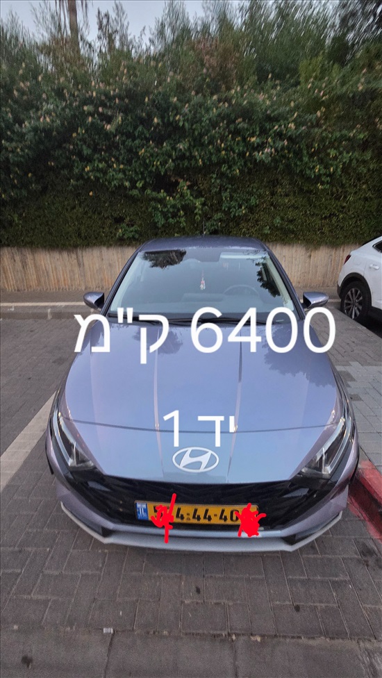 תמונה 1 ,יונדאי i20 יד 1 2024 6400 ק"מ