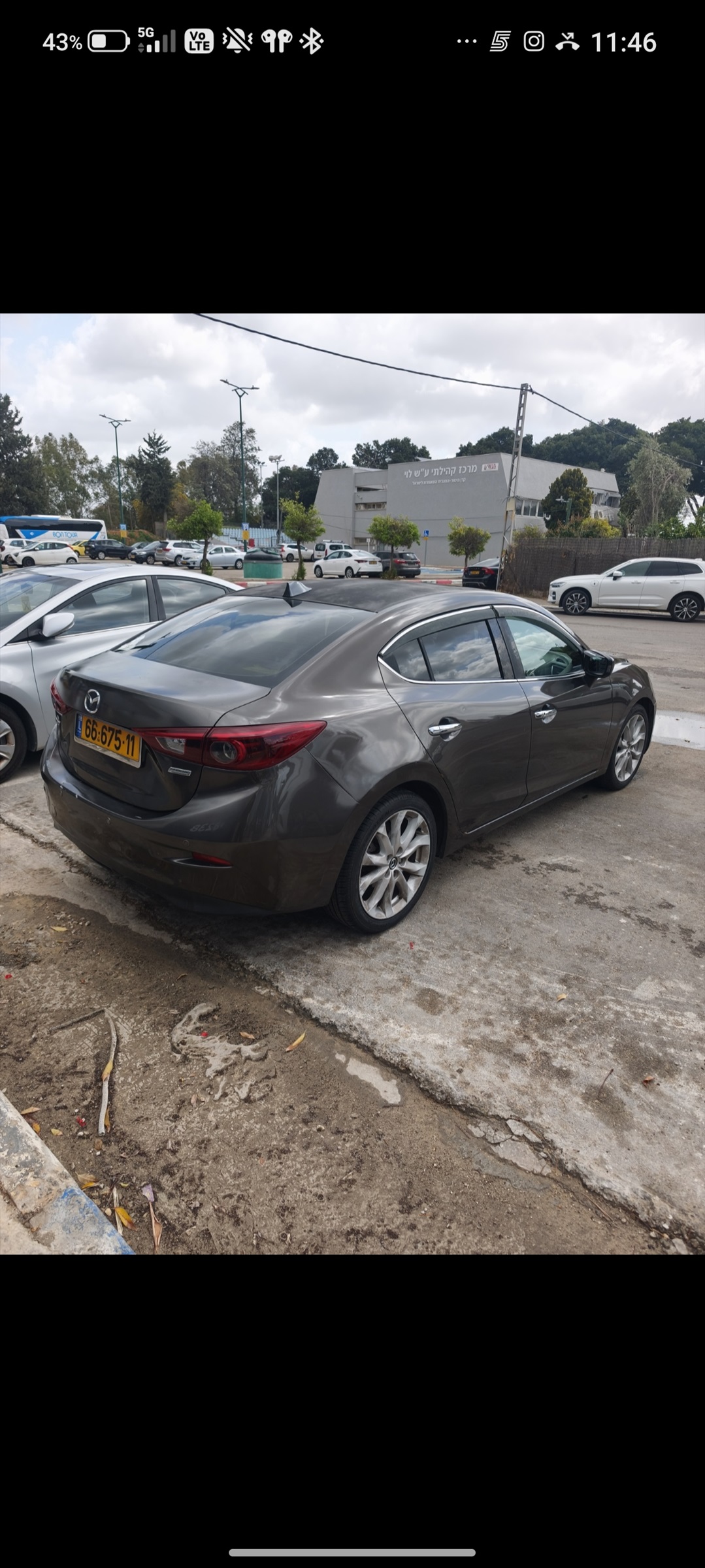 תמונה 1, מאזדה 3 יד 4 2014 | 165,000 קמ