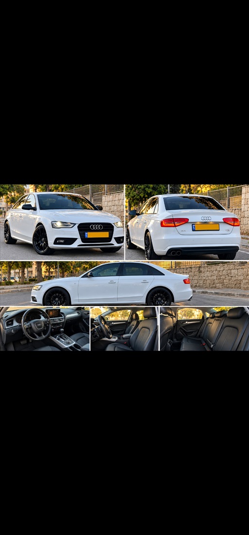 תמונה 1 ,אאודי A4 יד 3 2015 199940 ק"מ