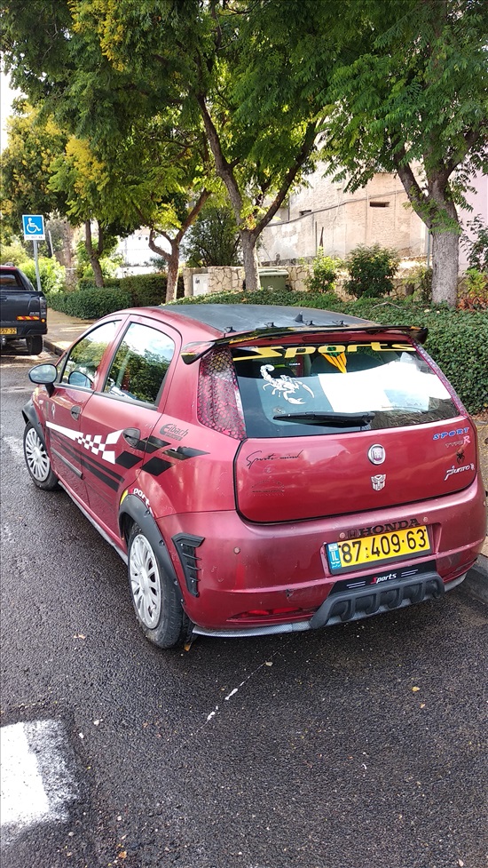תמונה 5 ,פיאט פונטו גרנדה יד 4 2008 193000 ק"מ