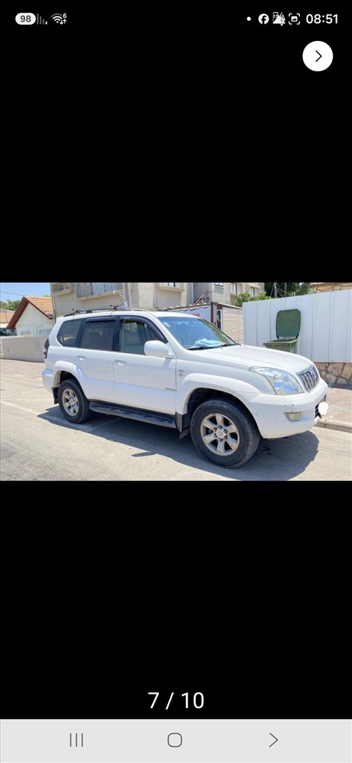 תמונה 3 ,טויוטה לנד קרוזר יד 5 2004 440 ק"מ
