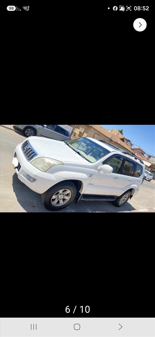 תמונה 2 ,טויוטה לנד קרוזר יד 5 2004 440 ק"מ