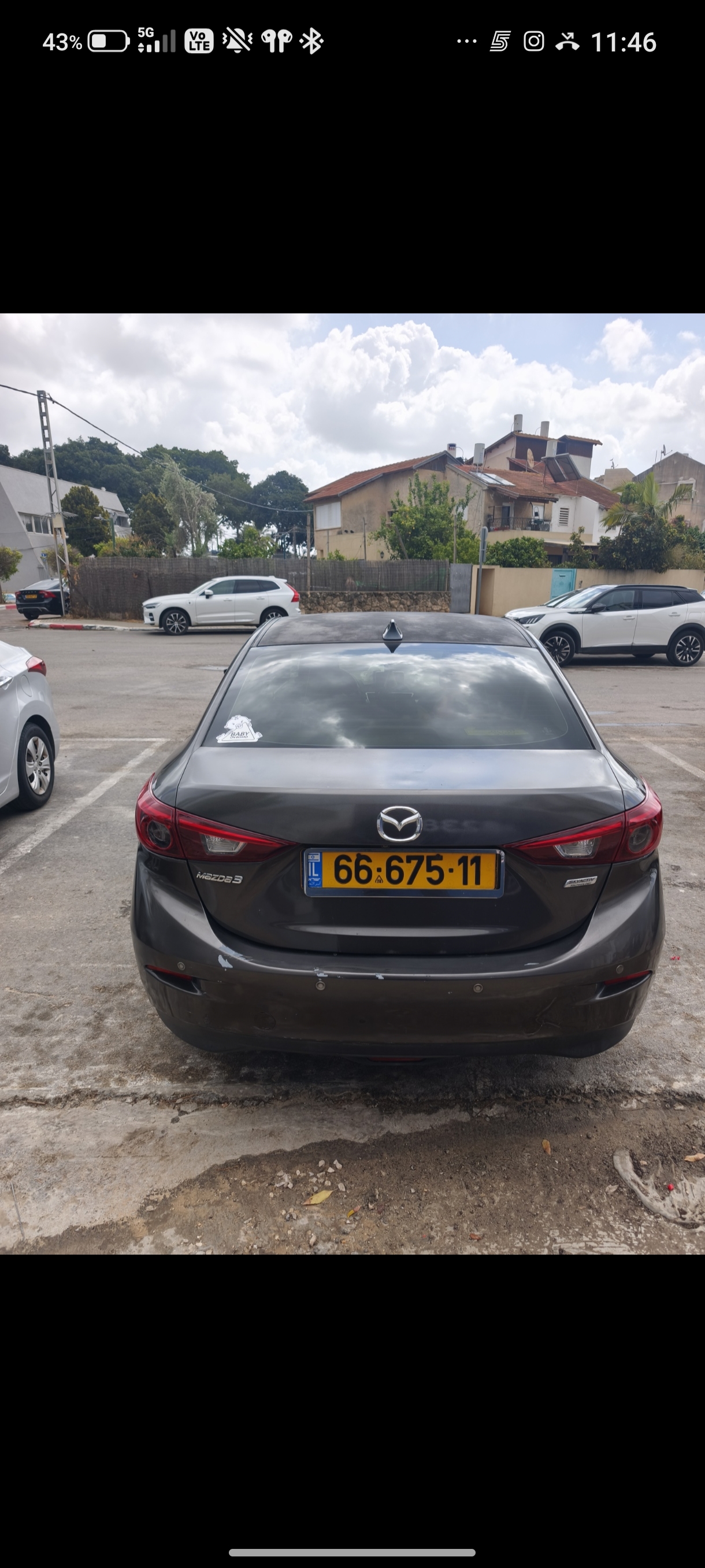 תמונה 2, מאזדה 3 יד 4 2014 | 165,000 קמ
