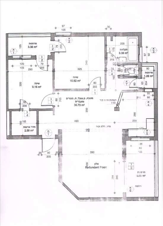 תמונה 1 ,דירה 3 חדרים להשכרה בצפת הפלמ"ח שאר העיר