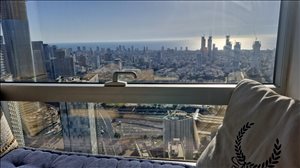 דירה להשכרה 1 חדרים ברמת גן דרך זאב ז'בוטינסקי איזור הבורסה 