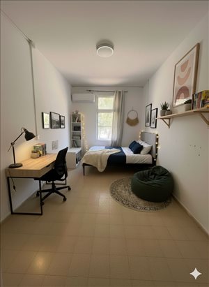 דירת גן להשכרה 4 חדרים בבית חרות דרך הים 