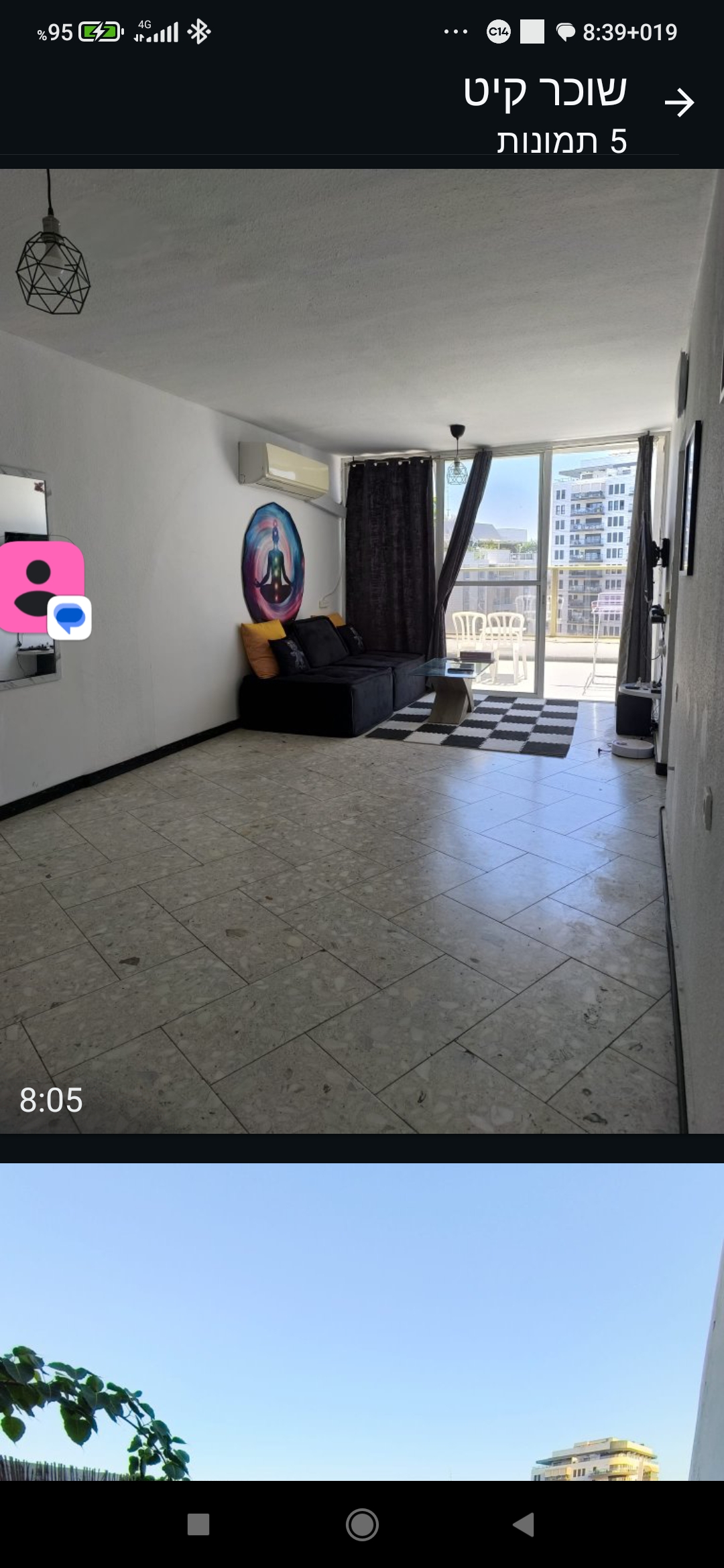 תמונה 1, דירת גג 3 חדרים להשכרה בתל אביב יפו, אל נקווה 33