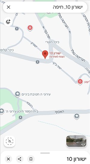 דירת גג להשכרה 2.5 חדרים בחיפה ישורון 