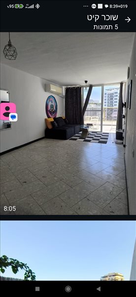 דירת גג להשכרה 3 חדרים בתל אביב יפו אל נקווה 33 