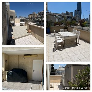 דירת גג להשכרה 4 חדרים בתל אביב  נהלל 