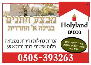 דירה למכירה 3.5 חדרים בירושלים הצוף 