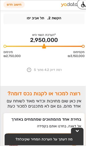 דירה למכירה 3 חדרים בתל אביב יפו הקשת 