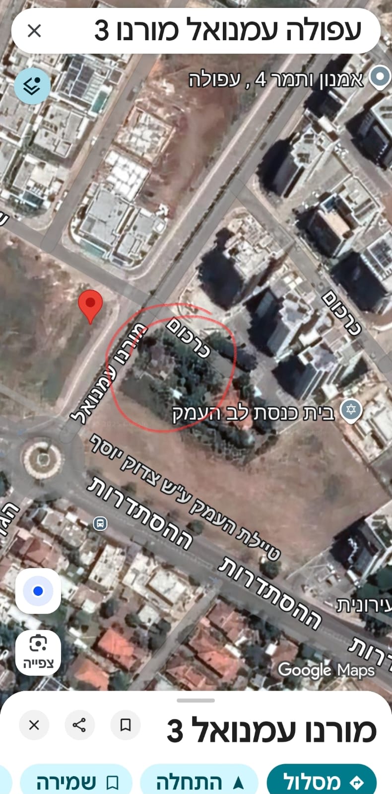תמונה 1, מגרש למגורים 1 חדרים למכירה בעפולה, מורנו עמנואל, ,c1
