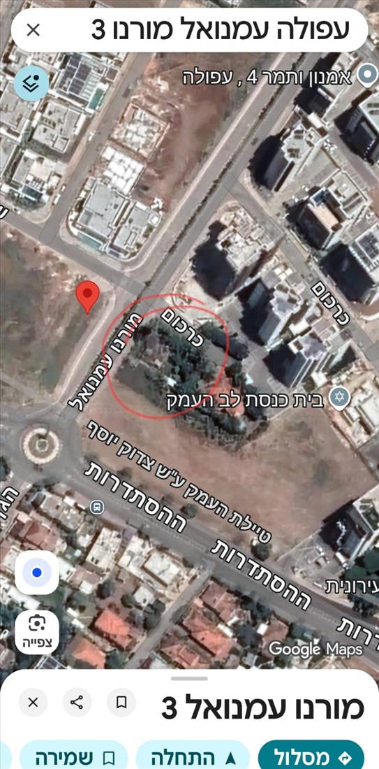 תמונה 1 ,מגרש למגורים 1 חדרים למכירה בעפולה, מורנו עמנואל, ,c1