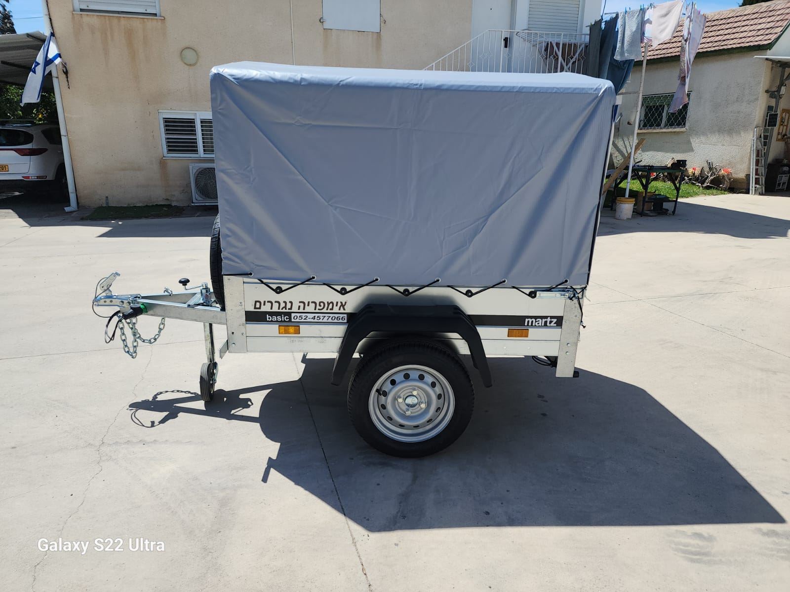 תמונה 1 ,עגלה נגררת גרורים ונתמכים כללי