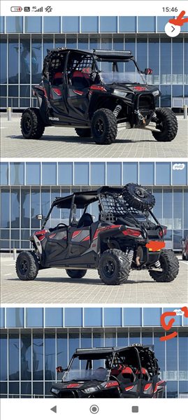 טרקטורונים פולריס Rzr 1000 4 