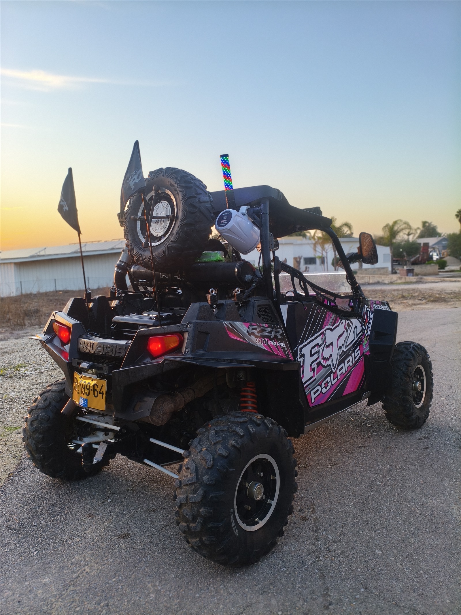 תמונה 3 , רישוי כביש RZR 900 xp טרקטורונים פולריס