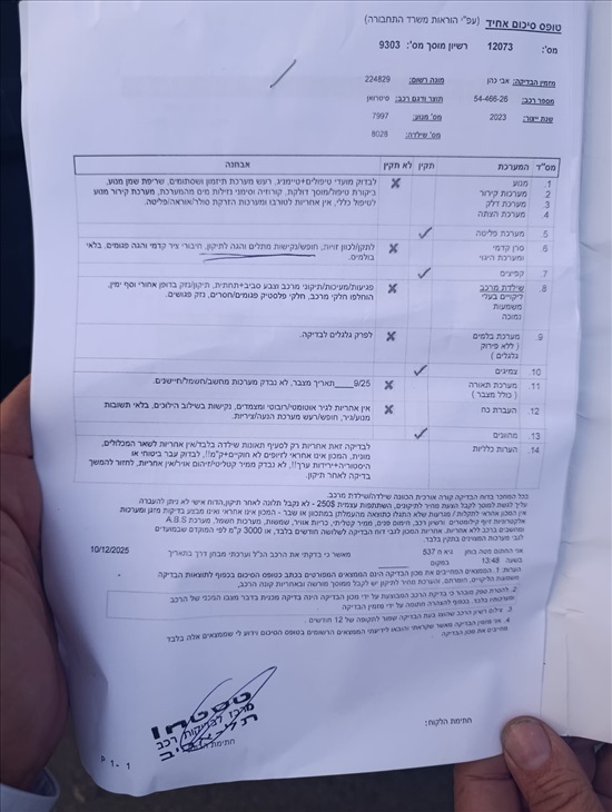 תמונה 10 ,סיטרואן ברלינגו דור 3 (מ-2018) יד 2 2023 220000 ק"מ