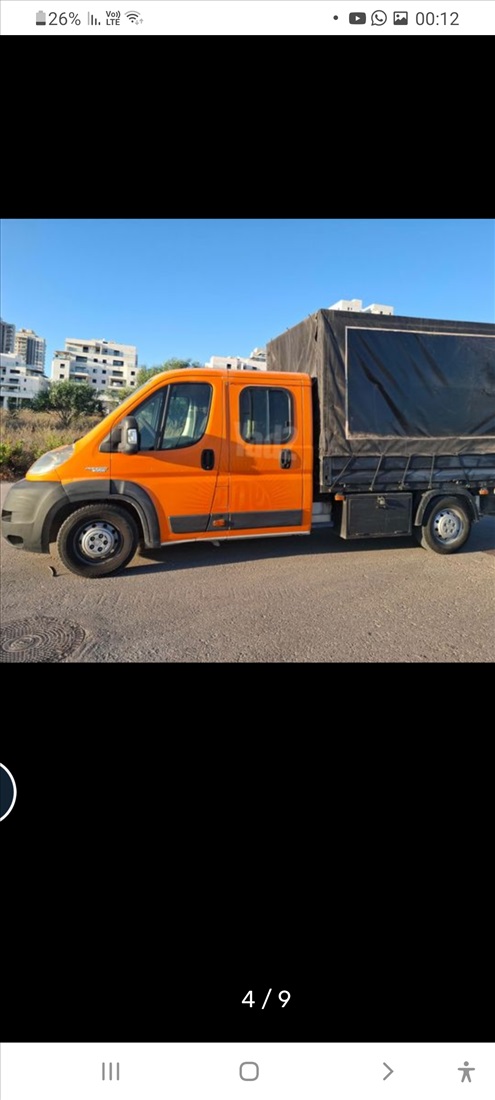 תמונה 4 ,פיאט דוקאטו ארוך
 יד 4 2010 29800 ק"מ