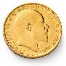 מטבעות סוברין זהב המלך גורג וא 