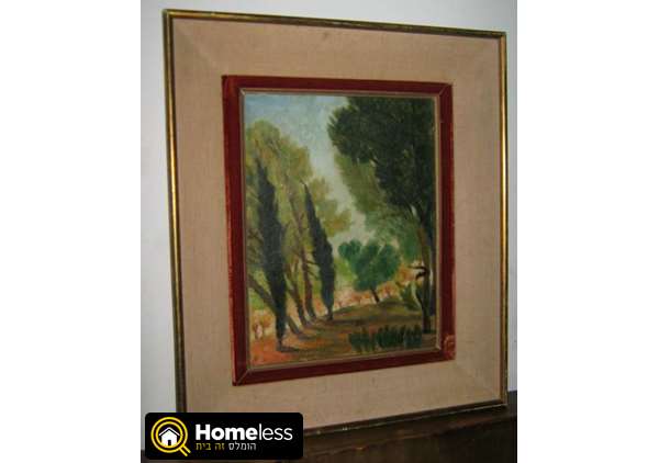 תמונה 2 ,אברהם נתון שנות ה-40 רמת גן למכירה ברמת גן אומנות  ציורים
