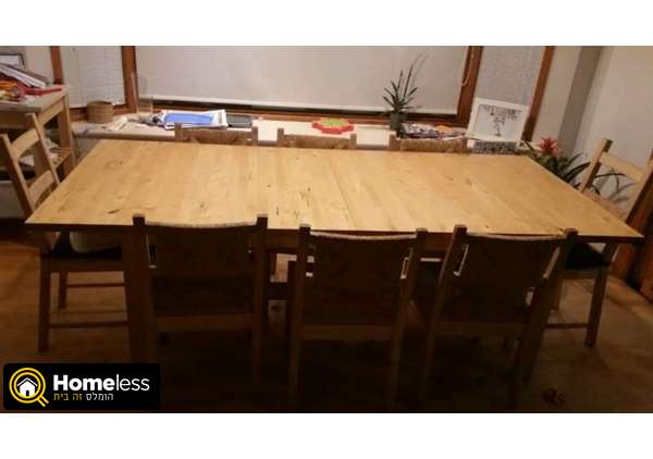 תמונה 4 ,שולחן אוכל +כסאות למכירה בבנימינה ריהוט  פינת אוכל
