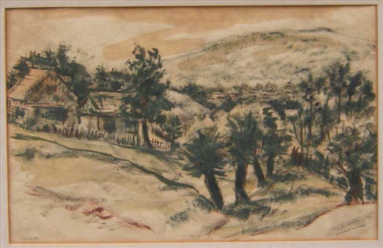 שרף ציור גואש 1920 