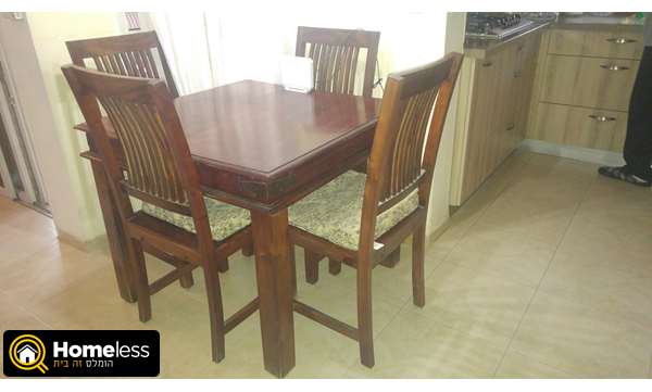 תמונה 1 ,שולחן +4כיסאות למכירה בבאר שבע ריהוט  פינת אוכל