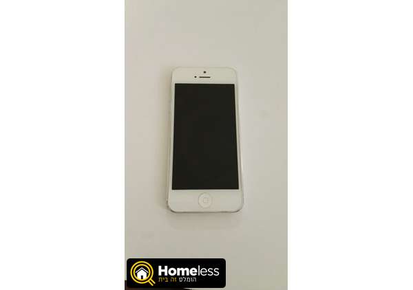 תמונה 1 ,אייפון 5 לבן 16GB למכירה בתל אביב סלולרי  סמארטפונים