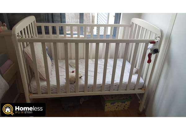 תמונה 1 ,מיטת תינוק + מזרון למכירה בהרצליה לתינוק ולילד  מיטות ולולים