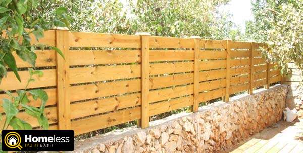 תמונה 1 ,גדר עץ איכותית למכירה בתל אביב לגינה  פרגולות
