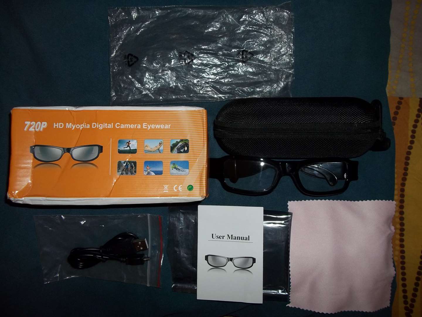 תמונה 1 ,משקפיים מצלמה נסתרת מקליט וידא למכירה בחולון צילום  מצלמת וידאו
