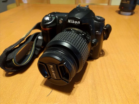 Nikon D50 + עדשה מקורית 