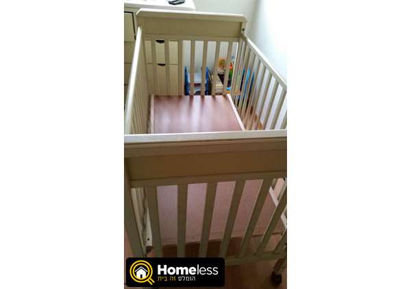 תמונה 2 ,מיטת תינוק מעץ למכירה ברמת גן לתינוק ולילד  מיטות ולולים