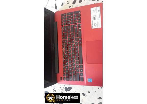 תמונה 3 ,לפטופ אסוס אדום למכירה בפתח תקווה מחשבים וציוד נלווה  מחשב נייד