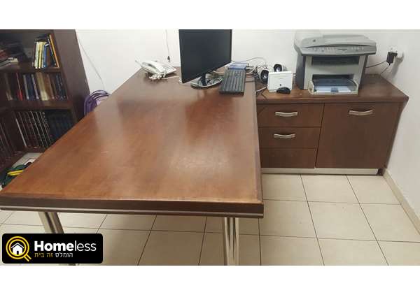 תמונה 1 ,שולחן ושלוחה לחדר עבודה למכירה במודיעין-מכבים-רעות ריהוט  ריהוט משרדי