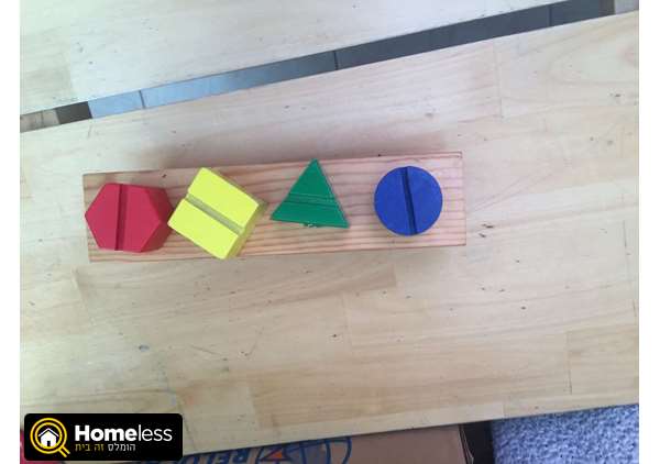תמונה 3 ,משחק עץ צבעים וצורות  למכירה בנתניה לתינוק ולילד  משחקים וצעצועים