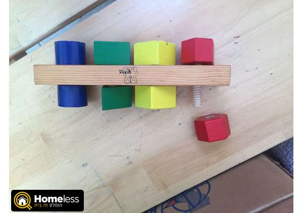 תמונה 4 ,משחק עץ צבעים וצורות  למכירה בנתניה לתינוק ולילד  משחקים וצעצועים