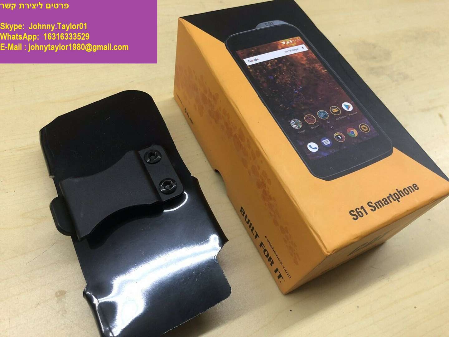תמונה 1 ,Caterpillar CAT S61 DS מחוספס  למכירה בפתח תקווה סלולרי  סמארטפונים