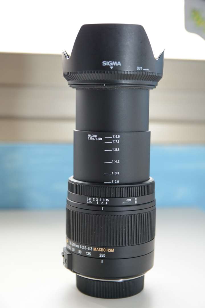 תמונה 2 ,sigma 18-250mm f3.5-5.6 למכירה באריאל צילום  עדשות