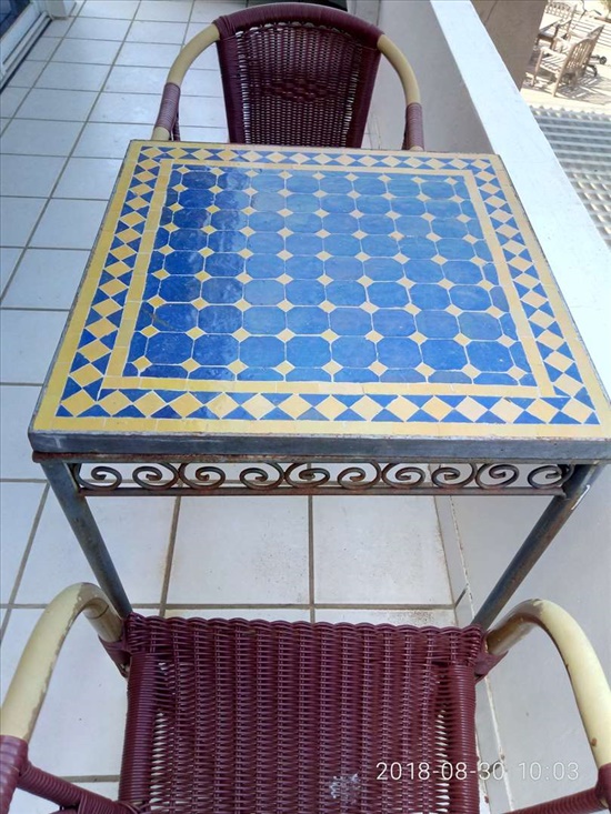שולחן פסיפס מדהים ממרוקו 