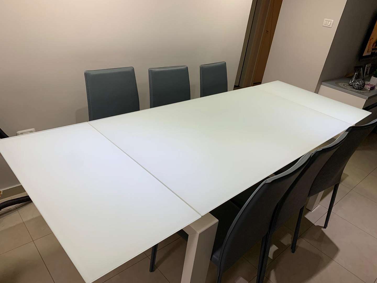 תמונה 3 ,שולחן איטלקי זכוכית כמו חדש!!! למכירה בבת ים ריהוט  שולחנות