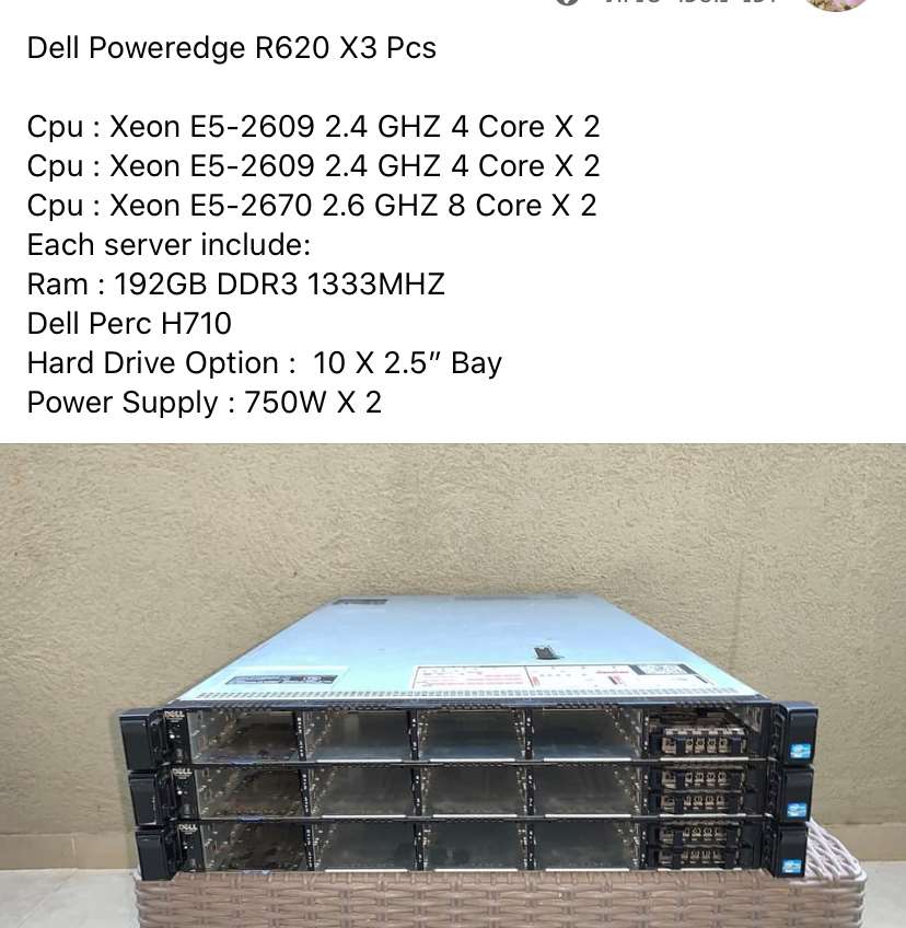 תמונה 3 ,שרת DELL PowerEdge R620 למכירה באורנית מחשבים וציוד נלווה  שרתים