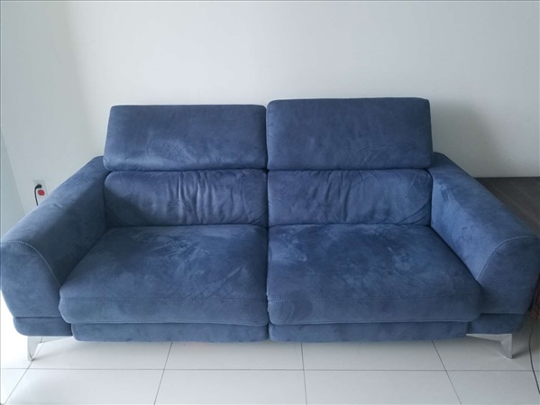 תמונה 1 ,ספה כחולה נפתחת למכירה בירושלים ריהוט  ספות