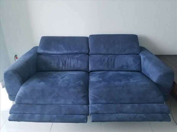 תמונה 2 ,ספה כחולה נפתחת למכירה בירושלים ריהוט  ספות