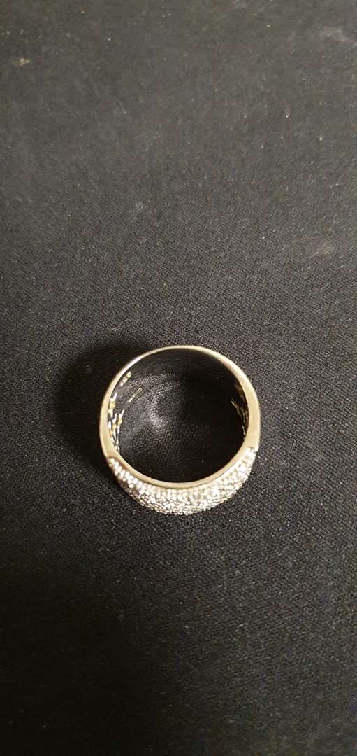 תמונה 2 ,טבעת כסף עם זרקוניות ומגן דוד למכירה בירושלים תכשיטים  טבעות