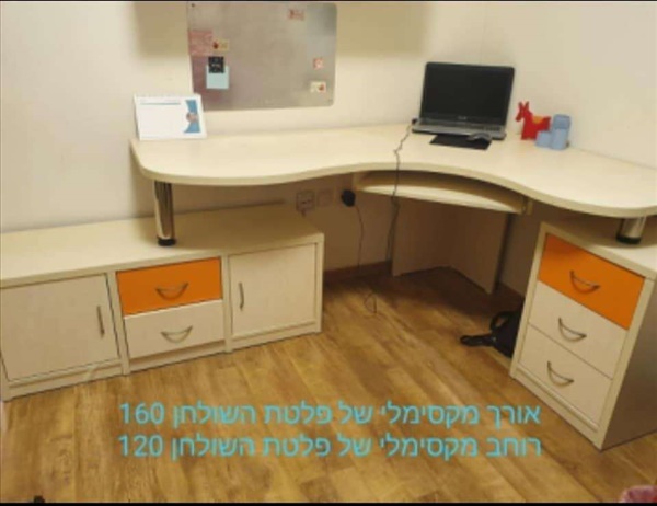 תמונה 1 ,סט מלא - שולחן כתיבה + מגירות  למכירה בכוכב יאיר ריהוט  ריהוט לחדרי ילדים
