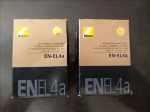 סוללות Nikon EN-EL4a + מטען 
