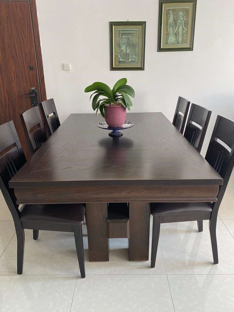 תמונה 1 ,שולחן אוכל + כיסאות למכירה בגבעתיים ריהוט  פינת אוכל